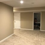 Recessed lighting makes this new space energy efficient.