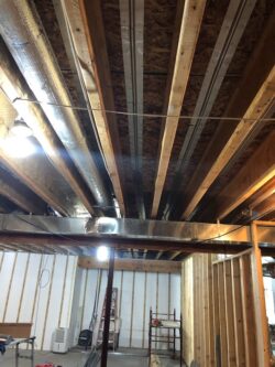 Look above! Radiant heat keeps your toes warm!