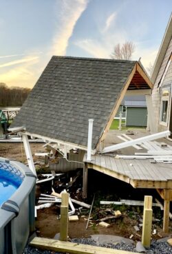 November 7th 2024 Porch Destruction